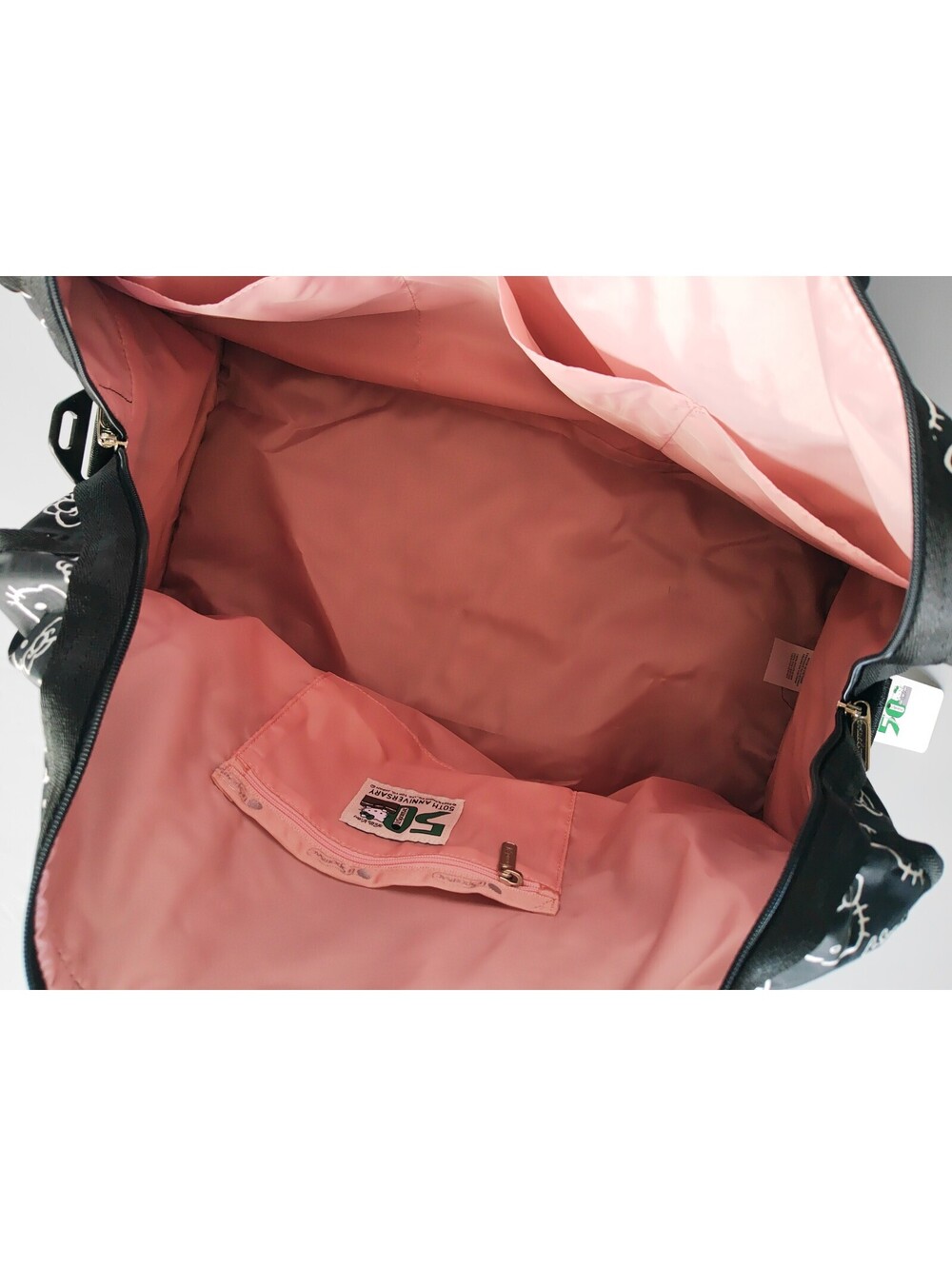 LeSportsac x Hello Kitty Black Deluxe Large Weekender Travel Bag NWT - Picture 8 of 9